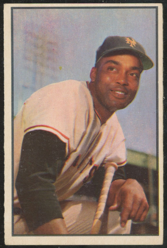 1953 Bowman Color Monte Irvin #51 NY Giants EX