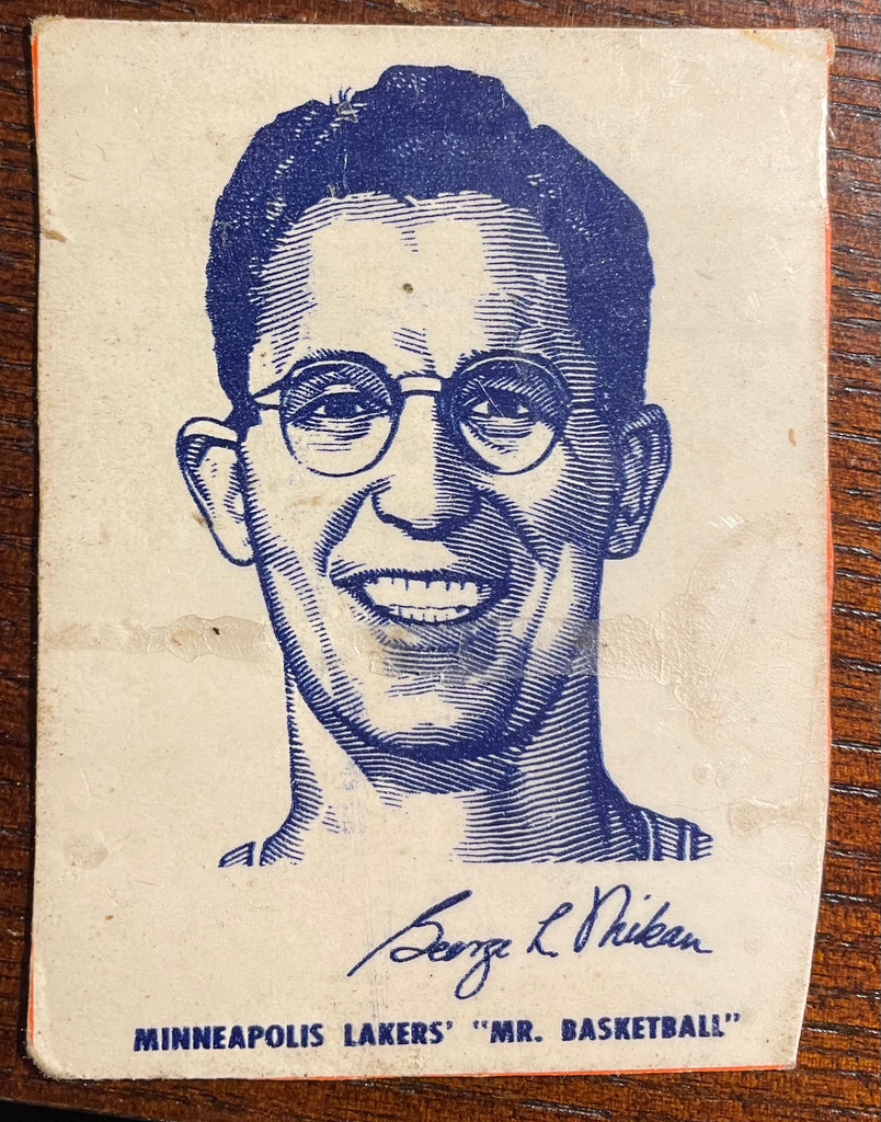 1951 Wheaties George Mikan Lakers Hand Cut