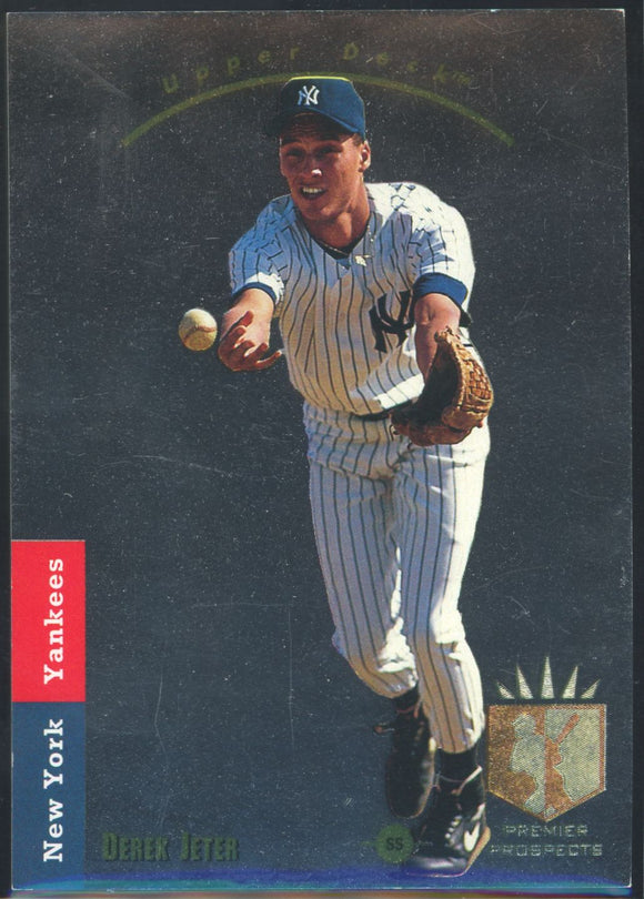 1993 SP DEREK JETER FOIL #279 EX-MT (Yankees/HOF)