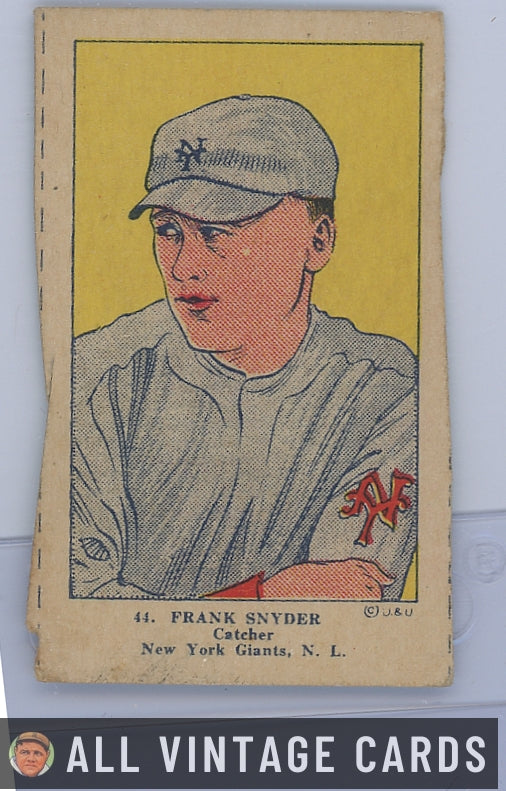 1923 W515-1 Frank Snyder #44 - Good Condition