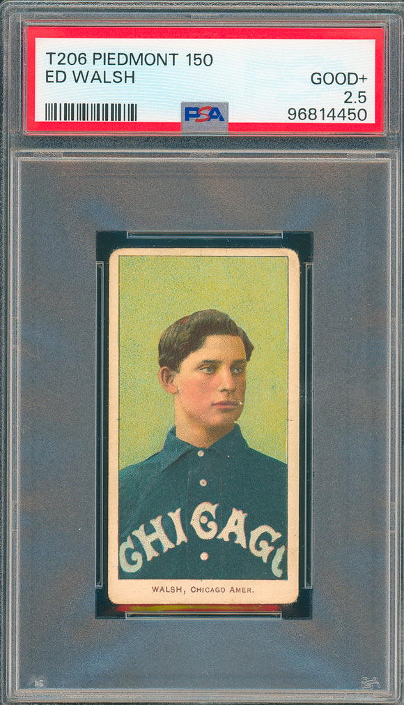 1909-11 T206 Ed Walsh HOF (Piedmont 150) - PSA 2.5 (Good+)