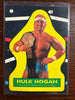 Hulk Hogan RC 1987 Topps Sticker CHAMP Rookie Card!WWF/WWE World Champion RC