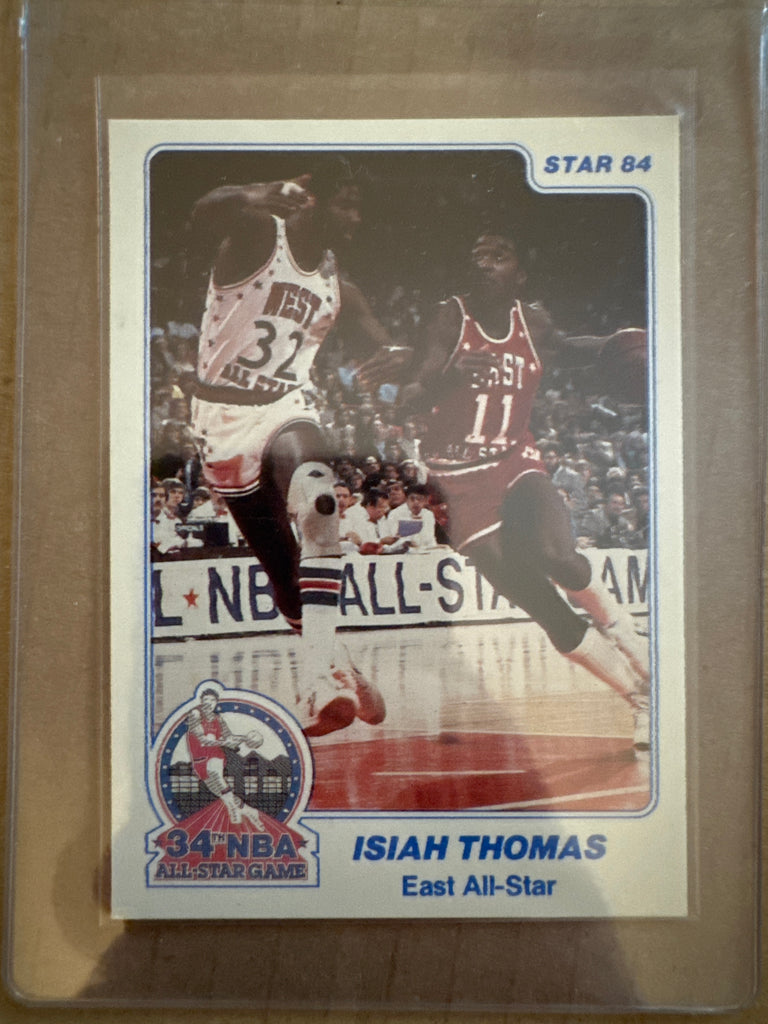 1984 Star All-Star Game #11 Isiah Thomas Detroit Pistons