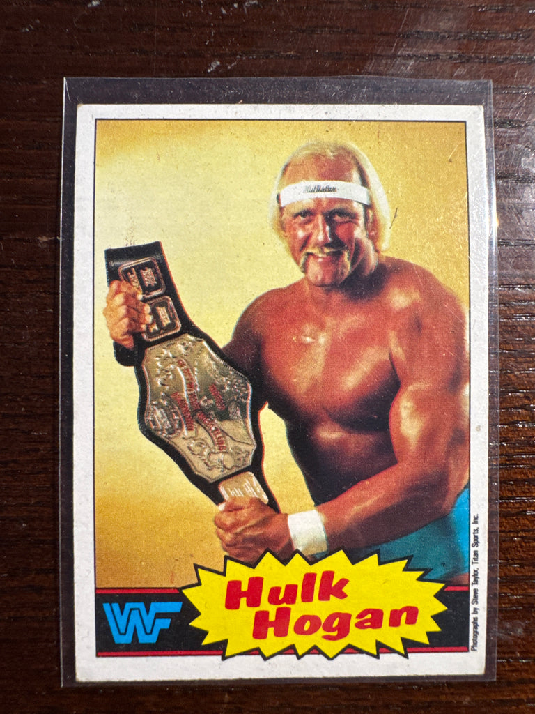 1985 Topps Hulk Hogan #1 RC VG EX