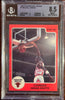 1986 Star Basketball Michael Jordan 10 Card Set BGS Graded