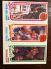 1980-81 Topps Basketball Kareem Abdul Jabbar, Robert Parish, Burleson 126/93/132 -NM
