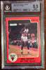 1986 Star Basketball Michael Jordan 10 Card Set BGS Graded