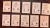 1984-85 Star Basketball Lakers Arena Set (10) - EX - EXMT
