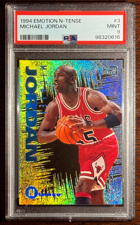 1994 Skybox Emotion N-Tense Michael Jordan #3 - PSA 9 (Mint)