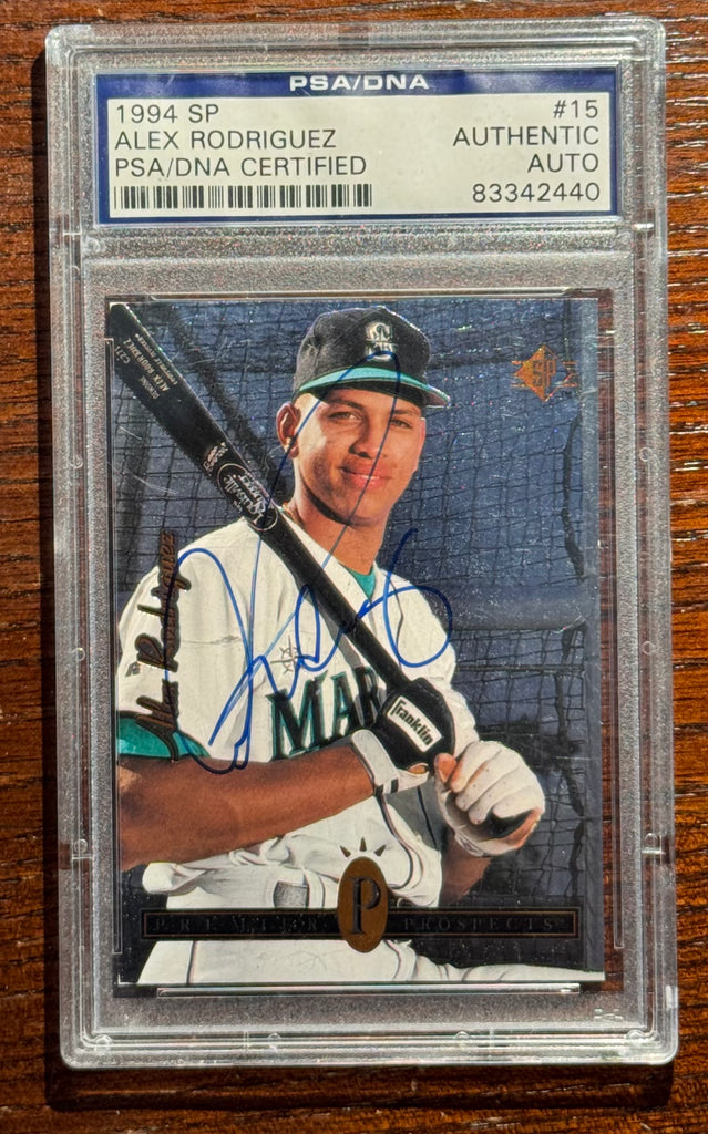 1994 SP Alex Rodriguez #15 Autograph - PSA/DNA Cerified Authentic Auto