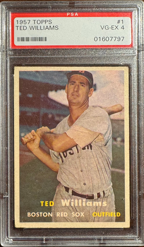 1957 Topps Ted Williams #1 - PSA 4 (VG-EX)