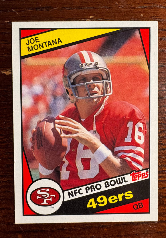 1984 Topps Joe Montana HOF # 358 EXMT+