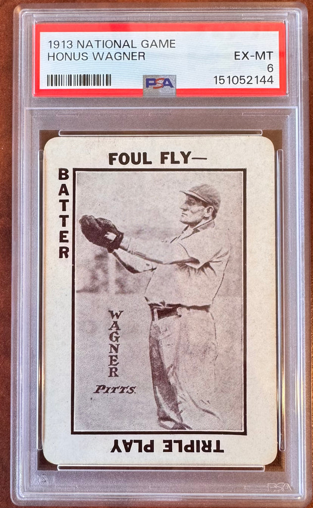 1913 National Game (WG5) Honus Wagner (PSA 6)