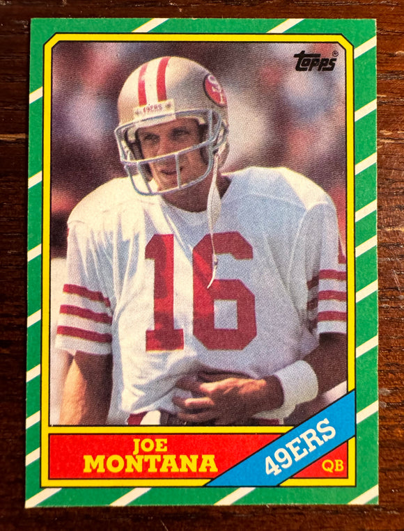 1986 Topps Joe Montana #156 EXMT