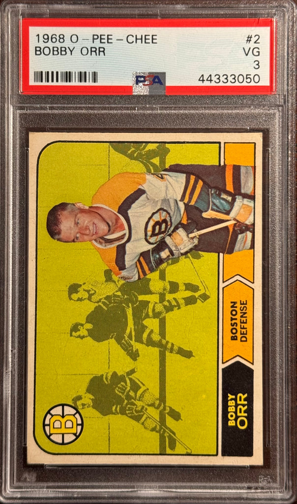 1968 OPC Bobby Orr #2 - PSA 3 (VG)