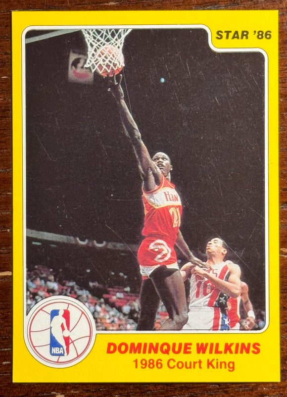 1986 Star Court Kings Dominique Wilkins #32 NM-MT+