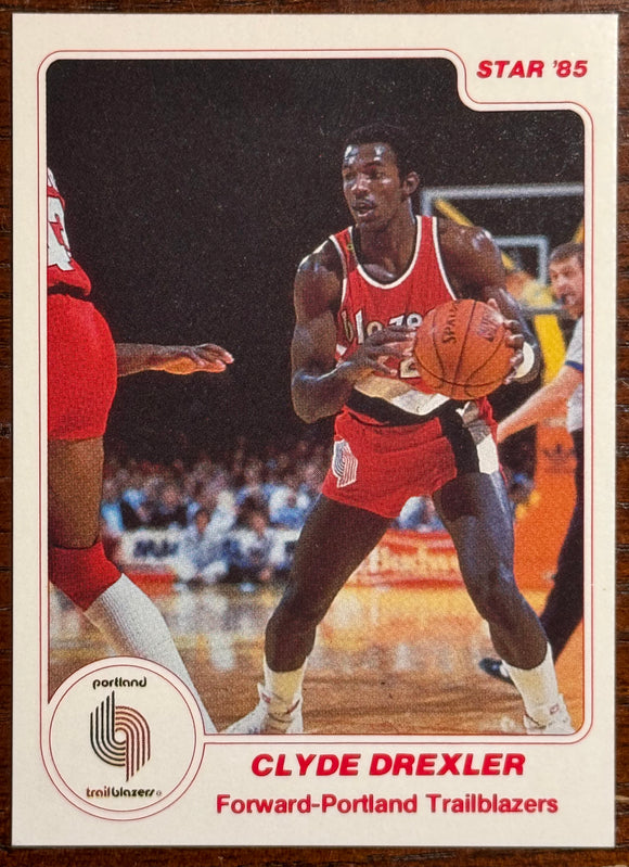 1984-85 Star Clyde Drexler #165 2nd Year Card NM-MT