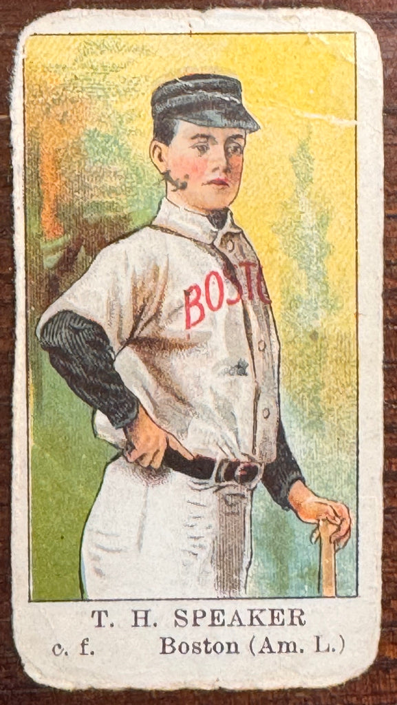 1910 E91-C American Caramel - T.H. (Tris) Speaker - Red Sox - Poor Condition