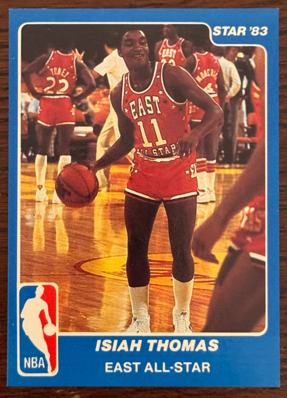 1983 Star All-Star #11 Isiah Thomas Pistons RC MT