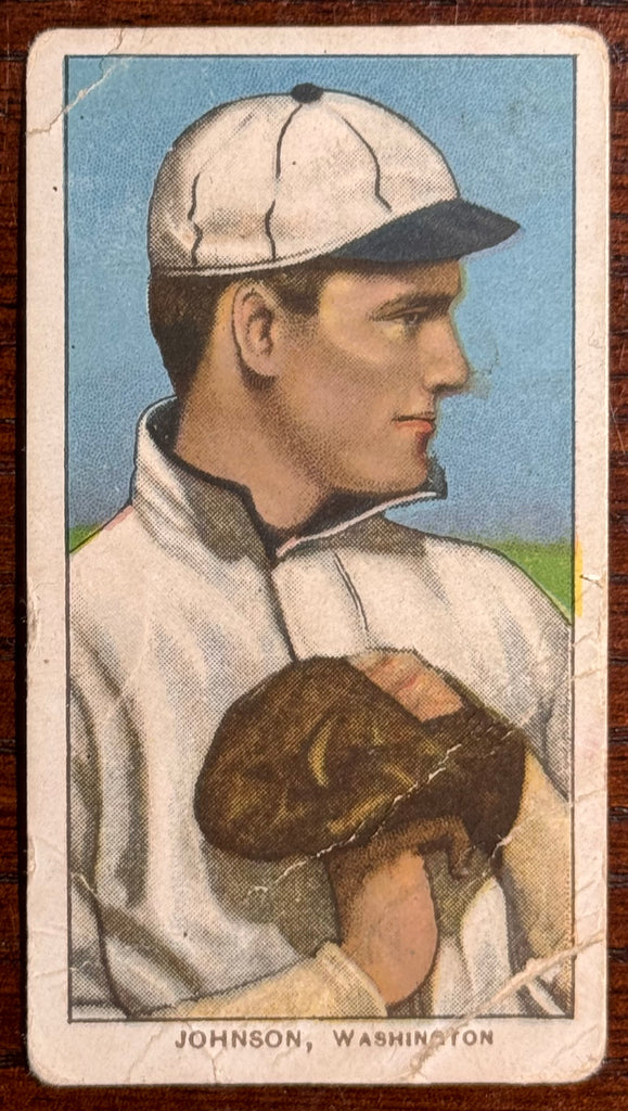 1909-11 T206 Walter Johnson Hands at Chest (Piedmont) - Poor Condition