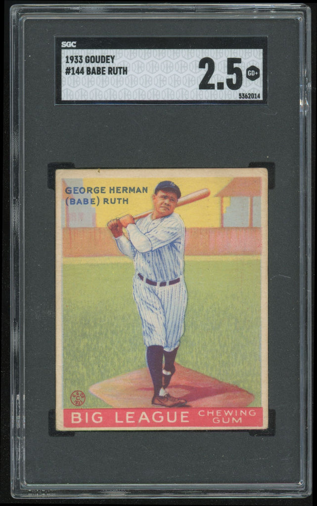 1933 Goudey Babe Ruth #144 PSA 2.5 (Good+)