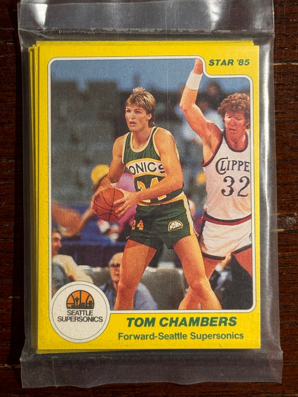 1984-85 Star Seattle Supersonic Bagged Set -NM-MT+ Tom Chambers