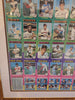1975 Topps Baseball Uncut Sheet (132 Cards) - 29 x 44 - Featuring Hank Aaron, Frank Robinson, Jim Rice RC, Gary Carter RC