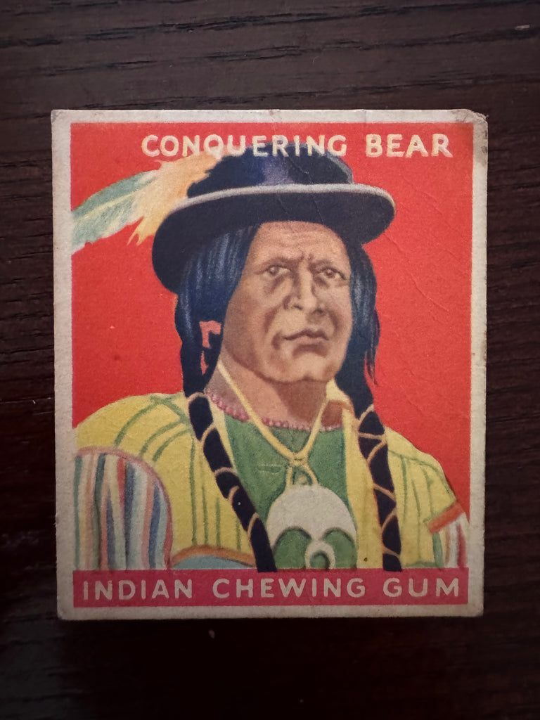 1933 R73 Goudey Indian Gum Conquering Bear #39 Good