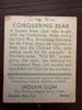 1933 R73 Goudey Indian Gum Conquering Bear #39 Good
