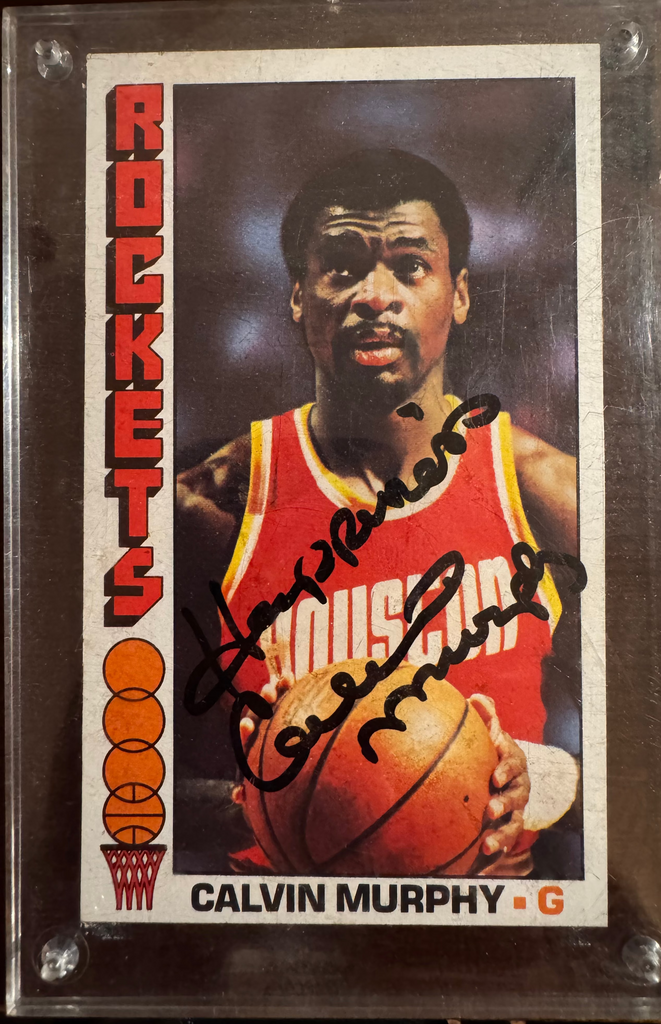 1976-77 Topps #44 Calvin Murphy Autograph Signed Card