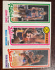 1980-81 Topps Magic Johnson, Ron Boone, John Long - 237/18/188 RC - NM