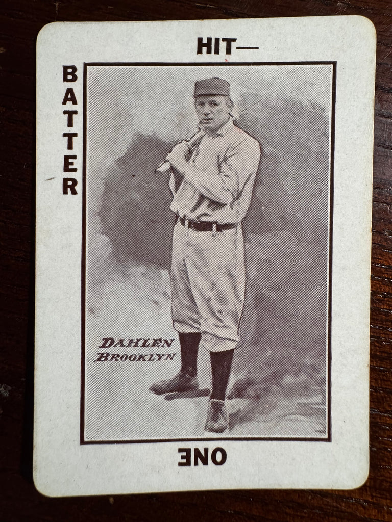 1913 National Game WG5 - Bill Dahlen Brooklyn VG/EX