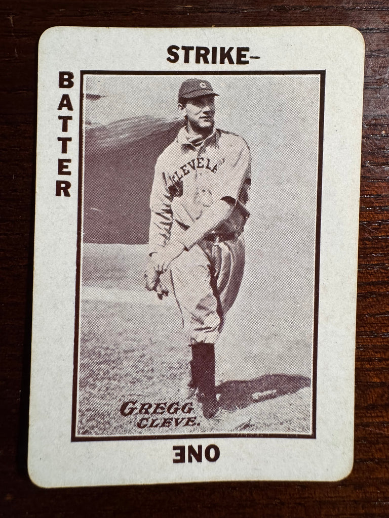 1913 National Game WG5 - Vean Gregg Cleveland VG/EX