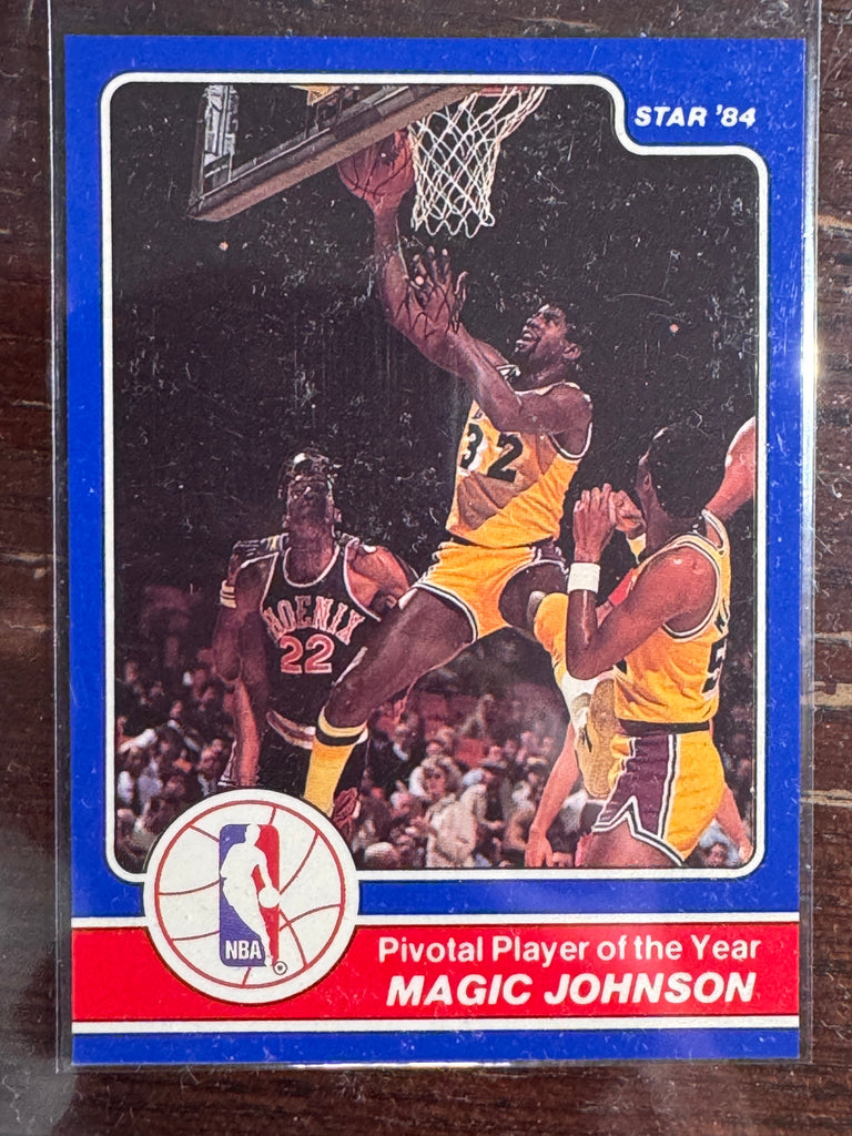 1984 Star Basketball Award Banquet Magic Johnson NM #6
