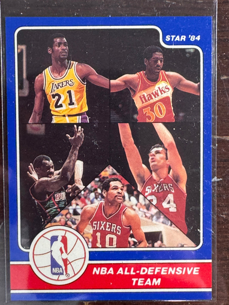 1984 Star Basketball Award Banquet All Defensive Team #22 NM