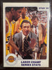 1985-86 Star Basketball Lakers Champions - Series Stats Magic NM #12
