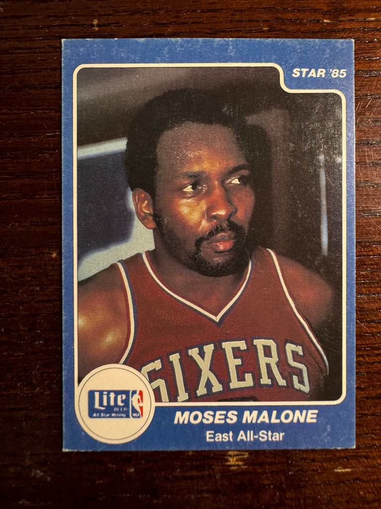 1985 Star Lite All-Stars Moses Malone #5 EXMT