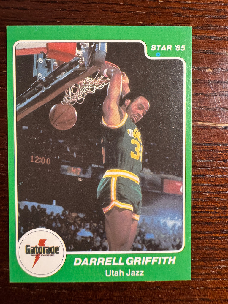 1985 Star Gatorade Slam Dunk Darrell Griffith #6 NM