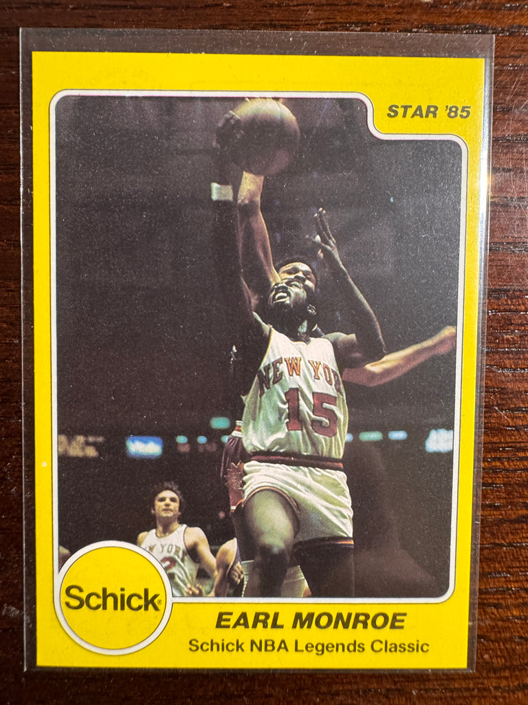 1985 Star Schick Legends Earl Monroe #19 NM