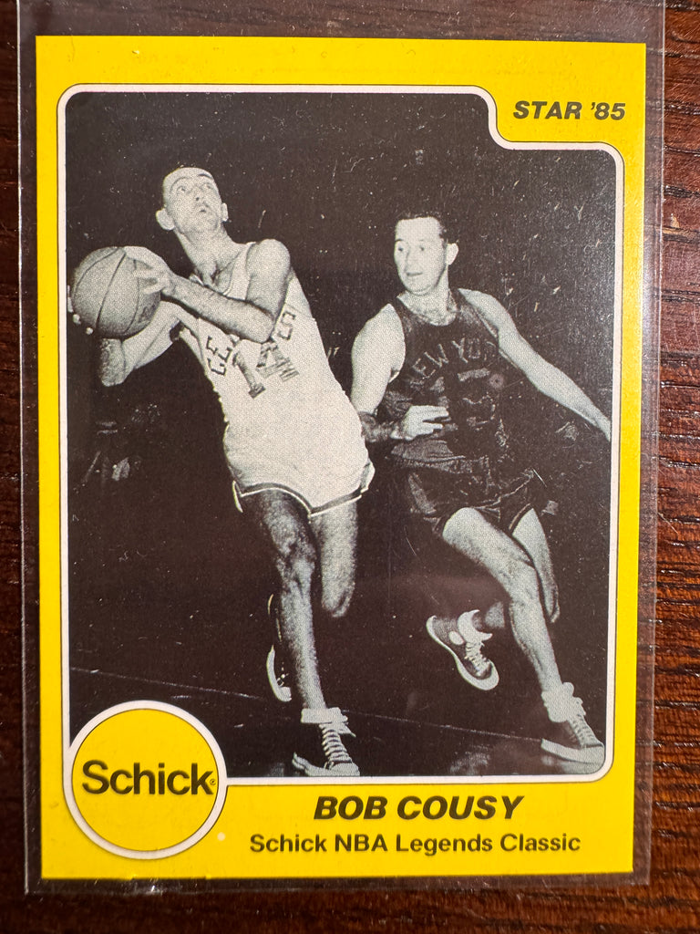 1985 Star Schick Legends Bob Cousy #7 NM