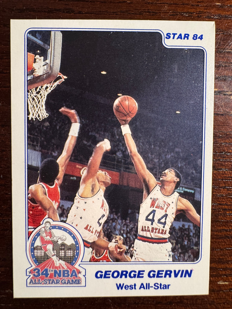 1984 Star All-Star Game Set George Gervin #19 NM