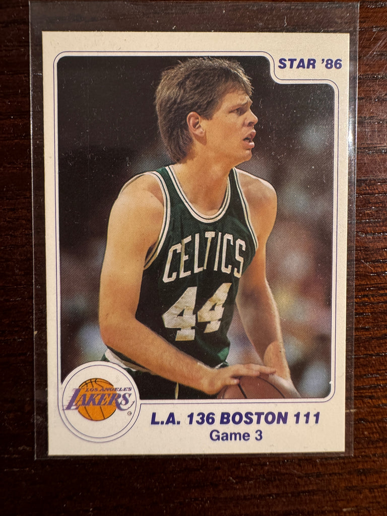 1985-86 Star Basketball Lakers Champions - Game 3 Ainge NM #4