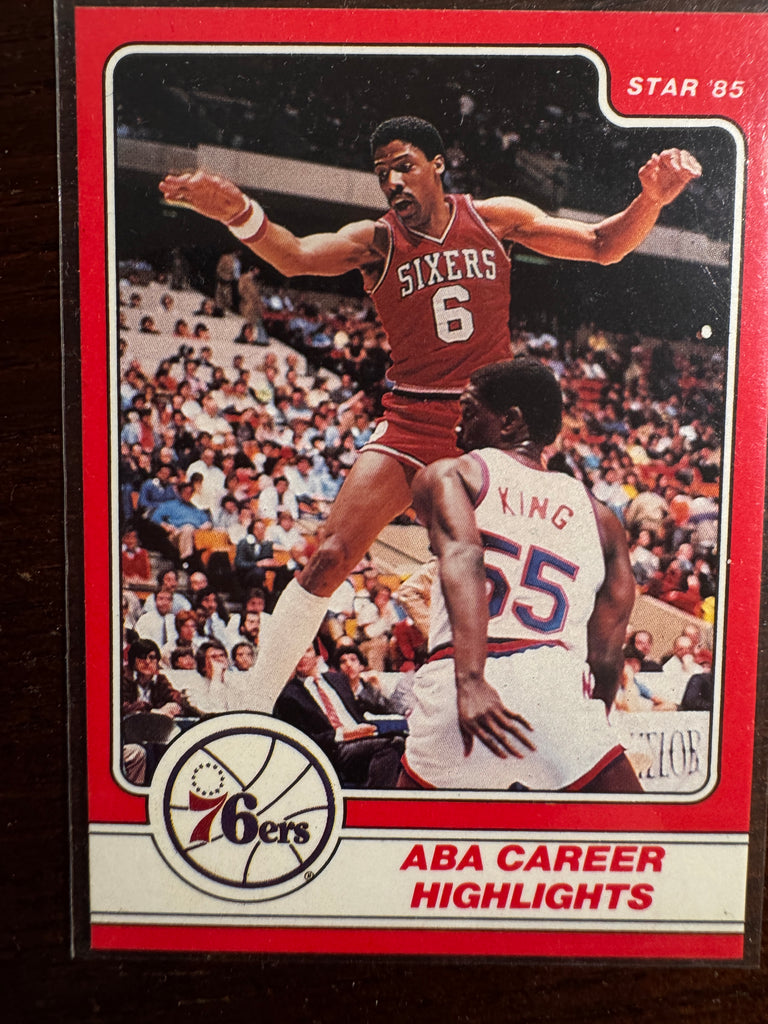 1984-85 Star Julius Erving ABA Career #13 NM