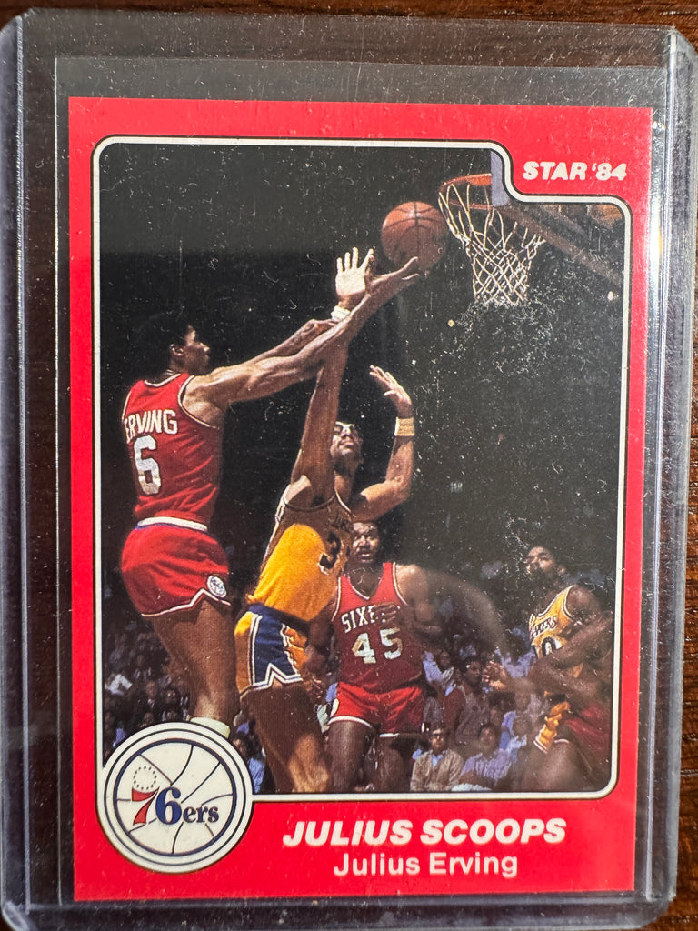 1983-84 Star Sixers Champs Julius Scoops NM #18