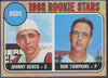 1968 Topps Johnny Bench (RC) #247 Reds - FAIR