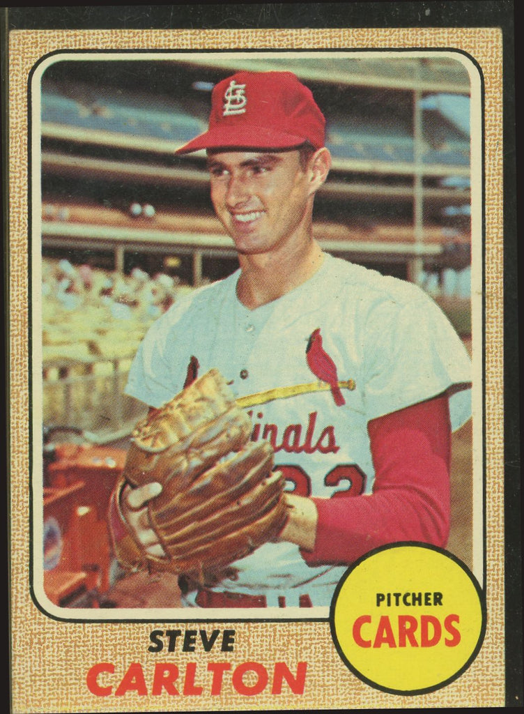 1968 Topps Steve Carlton (Cardinals) HOF #408 VG