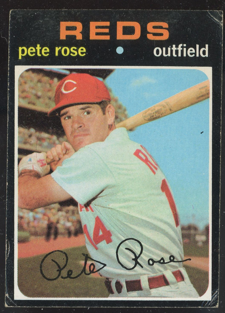 1971 Topps Pete Rose #100 HOF (Reds) Good