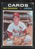 1971 Topps Ted Simmons (RC) HOF Cardinals #117 Poor/Fair