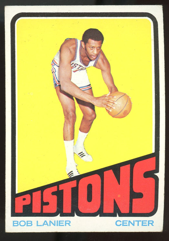 1972-73 Topps Basketball # 80 Bob Lanier (Pistons) EX