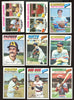 1977 Topps Baseball - Lot (800) assorted Stars, Minor Stars, Team cards, More EX-MT